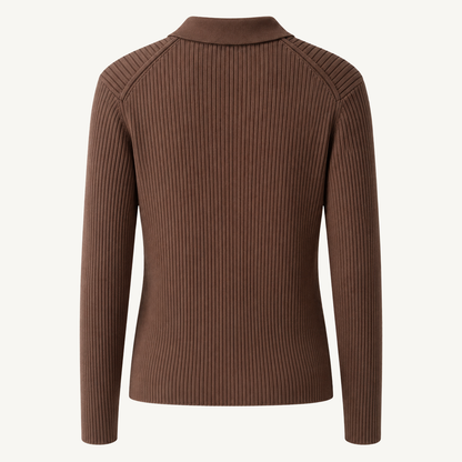 Enfield Merino Rib Polo - Petite Length