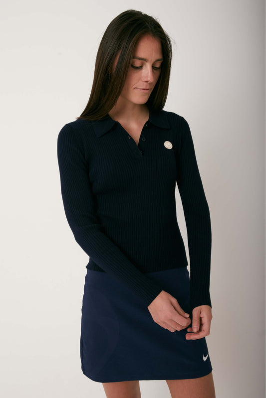 Enfield Merino Rib Polo